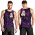 Polynesian Hawaii Men Tank Top Niihau Islands with Pacific Plumeria Purple Vibe LT9 - Polynesian Pride