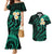 Polynesian Hawaii Couples Mermaid Dress And Hawaiian Shirt Niihau Islands with Pacific Plumeria Turquoise Vibe LT9 Turquoise - Polynesian Pride