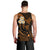 Hawaii Men Tank Top Molokai Islands Polynesian Sunset Plumeria Gold Vibe LT9 - Polynesian Pride