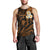 Hawaii Men Tank Top Molokai Islands Polynesian Sunset Plumeria Gold Vibe LT9 - Polynesian Pride