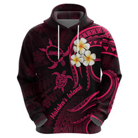 Hawaii Hoodie Molokai Islands Polynesian Sunset Plumeria Pink Vibe LT9 - Polynesian Pride