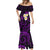 Polynesian Hawaii Mermaid Dress Molokai Islands with Pacific Plumeria Purple Vibe LT9 - Polynesian Pride