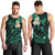 Polynesian Hawaii Men Tank Top Molokai Islands with Pacific Plumeria Turquoise Vibe LT9 - Polynesian Pride