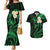 Hawaii Couples Mermaid Dress And Hawaiian Shirt Lanai Islands Polynesian Sunset Plumeria Green Vibe LT9 Green - Polynesian Pride