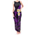 Polynesian Hawaii Tank Maxi Dress Lanai Islands with Pacific Plumeria Purple Vibe LT9 Women Purple - Polynesian Pride