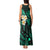 Polynesian Hawaii Tank Maxi Dress Lanai Islands with Pacific Plumeria Turquoise Vibe LT9 - Polynesian Pride