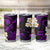 Hawaii Lanaʻi Islands Pacific Plumeria Tumbler Cup Purple Polynesian Tattoo