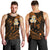 Hawaii Men Tank Top Kauai Islands Polynesian Sunset Plumeria Gold Vibe LT9 - Polynesian Pride