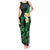 Hawaii Tank Maxi Dress Kauai Islands Polynesian Sunset Plumeria Green Vibe LT9 Women Green - Polynesian Pride