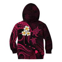 Hawaii Kid Hoodie Kauai Islands Polynesian Sunset Plumeria Pink Vibe LT9 - Polynesian Pride