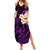 Polynesian Hawaii Summer Maxi Dress Kauai Islands with Pacific Plumeria Purple Vibe LT9 Women Purple - Polynesian Pride