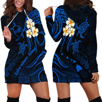 Hawaii Hoodie Dress Kahoolawe Islands Polynesian Sunset Plumeria LT9 - Polynesian Pride