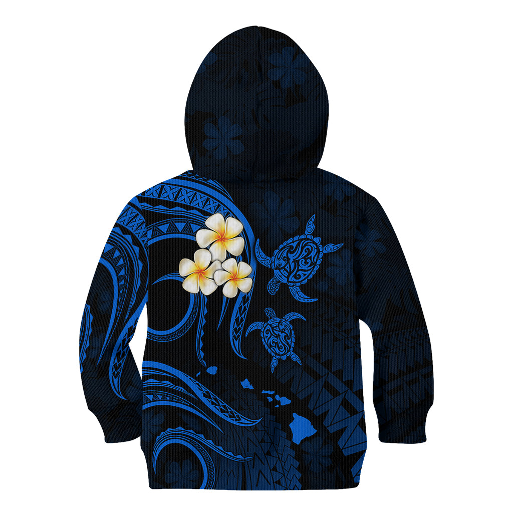 Hawaii Kid Hoodie Kahoolawe Islands Polynesian Sunset Plumeria LT9 - Polynesian Pride