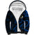 Hawaii Sherpa Hoodie Kahoolawe Islands Polynesian Sunset Plumeria LT9 Unisex Blue - Polynesian Pride