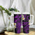 Hawaii Kahoolawe Islands Pacific Plumeria Tumbler With Handle Purple Polynesian Tattoo