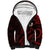 Polynesian Hawaii Sherpa Hoodie Kahoolawe Islands with Pacific Plumeria Red Vibe LT9 Unisex Red - Polynesian Pride
