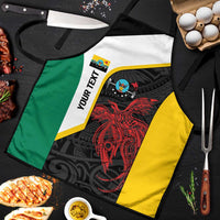 Personalised PNG Hela Province Apron Bird of Paradise Tattoo Flag Motif - Polynesian Pride