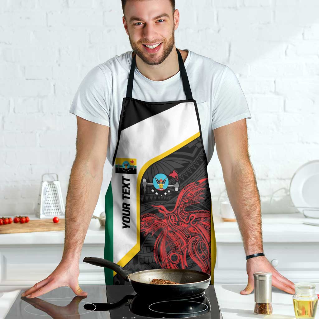 Personalised PNG Hela Province Apron Bird of Paradise Tattoo Flag Motif - Polynesian Pride