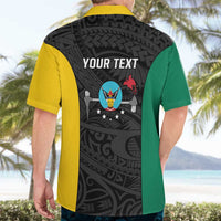 Personalised PNG Hela Province Hawaiian Shirt Bird of Paradise Tattoo Flag Motif LT9 - Polynesian Pride
