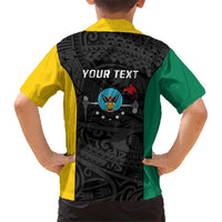 Personalised PNG Hela Province Hawaiian Shirt Bird of Paradise Tattoo Flag Motif LT9 - Polynesian Pride
