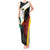 Personalised PNG Hela Province Tank Maxi Dress Bird of Paradise Tattoo Flag Motif - Polynesian Pride