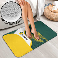 Personalised PNG Jiwaka Province Bathroom Set Bird of Paradise Tattoo Flag Motif - Polynesian Pride