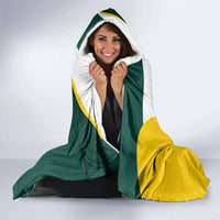 Personalised PNG Jiwaka Province Hooded Blanket Bird of Paradise Tattoo Flag Motif - Polynesian Pride