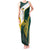 Personalised PNG Jiwaka Province Tank Maxi Dress Bird of Paradise Tattoo Flag Motif - Polynesian Pride