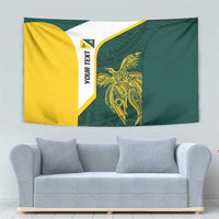 Personalised PNG Jiwaka Province Tapestry Bird of Paradise Tattoo Flag Motif - Polynesian Pride