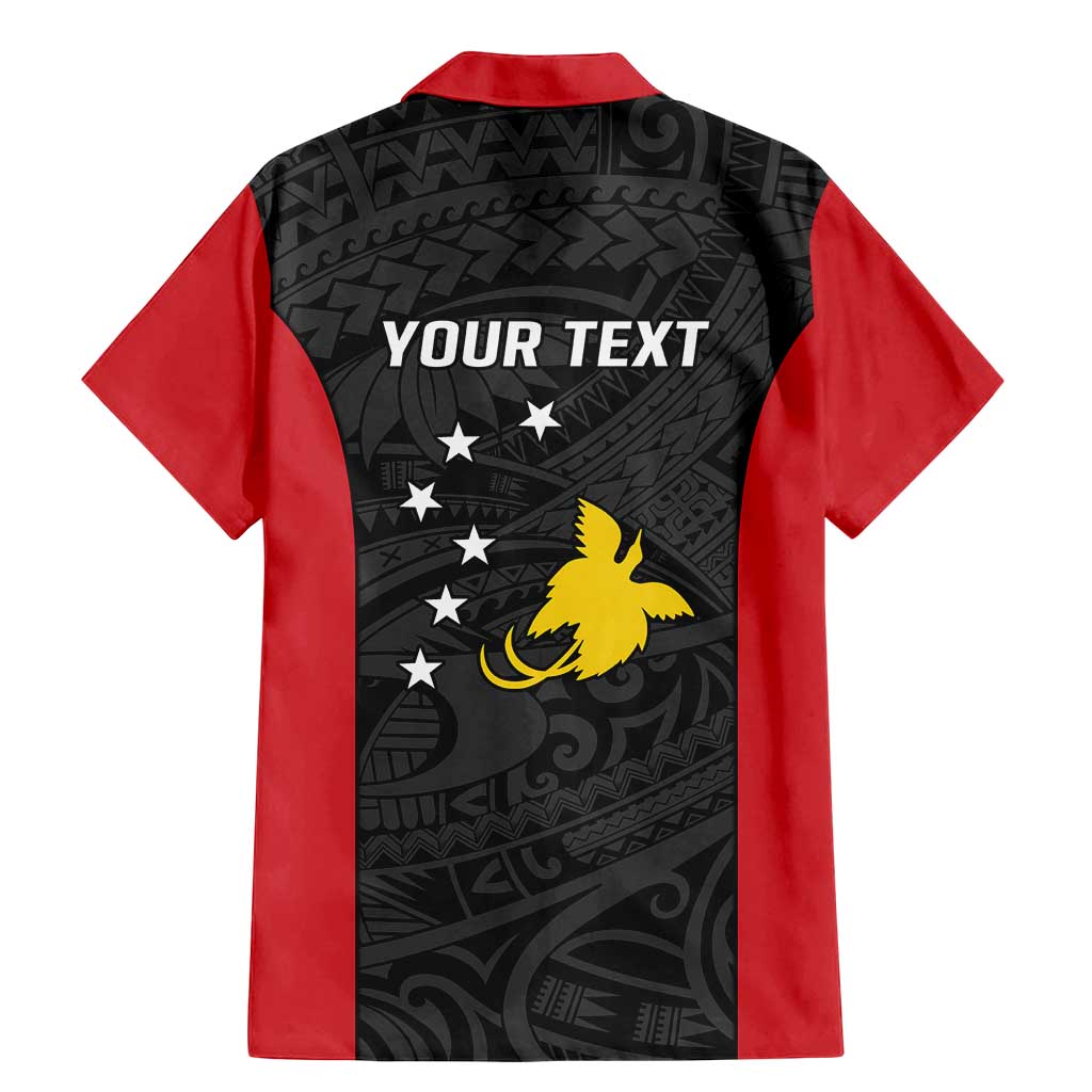 Personalised PNG Sandaun Province Family Matching Mermaid Dress and Hawaiian Shirt Bird of Paradise Tattoo Flag Motif LT9 - Polynesian Pride