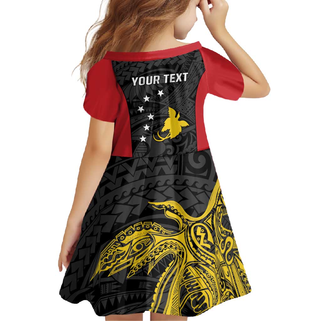 Personalised PNG Sandaun Province Family Matching Summer Maxi Dress and Hawaiian Shirt Bird of Paradise Tattoo Flag Motif - Polynesian Pride