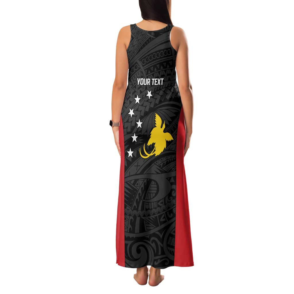 Personalised PNG Sandaun Province Family Matching Tank Maxi Dress and Hawaiian Shirt Bird of Paradise Tattoo Flag Motif LT9 - Polynesian Pride