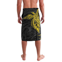 Personalised PNG Sandaun Province Lavalava Bird of Paradise Tattoo Flag Motif - Polynesian Pride