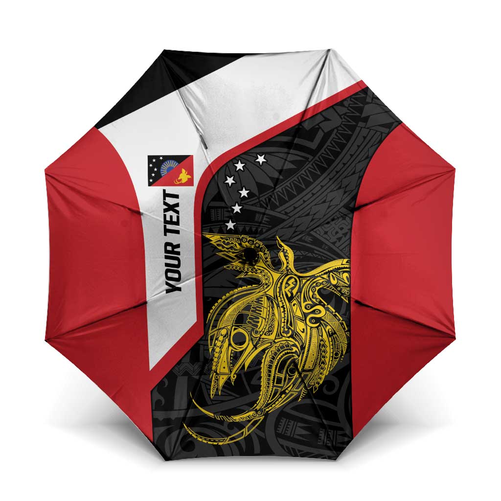 Personalised PNG Sandaun Province Umbrella Bird of Paradise Tattoo Flag Motif - Polynesian Pride