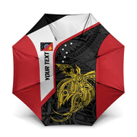 Personalised PNG Sandaun Province Umbrella Bird of Paradise Tattoo Flag Motif - Polynesian Pride