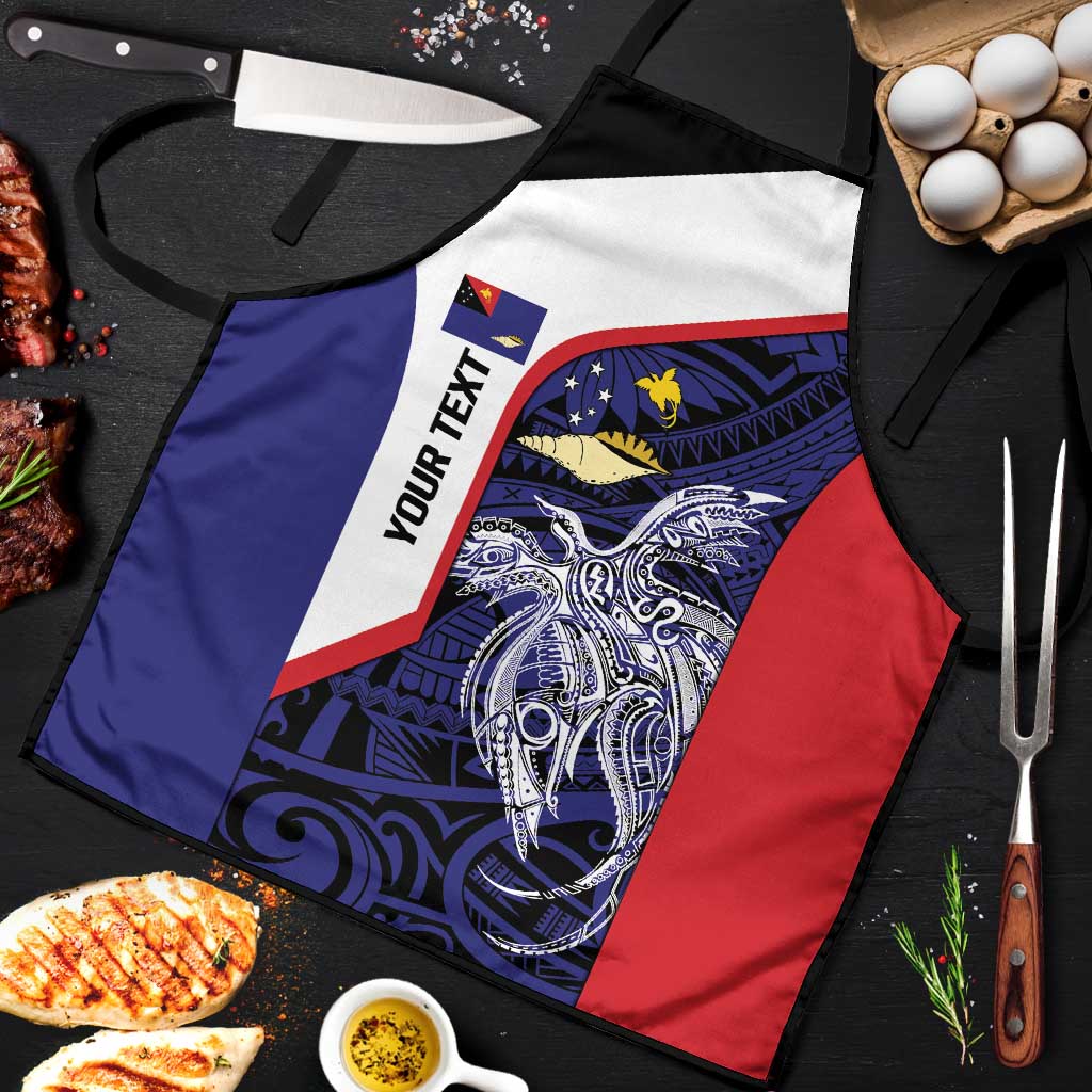 Personalised PNG West New Britain Province Apron Bird of Paradise Tattoo Flag Motif - Polynesian Pride