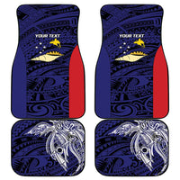Personalised PNG West New Britain Province Car Mats Bird of Paradise Tattoo Flag Motif LT9 - Polynesian Pride