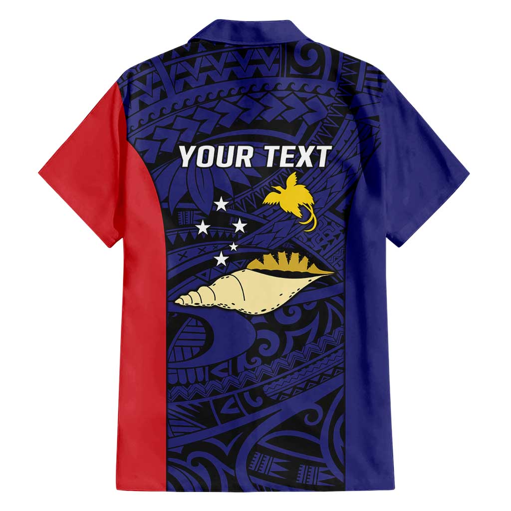 Personalised PNG West New Britain Province Family Matching Short Sleeve Bodycon Dress and Hawaiian Shirt Bird of Paradise Tattoo Flag Motif LT9 - Polynesian Pride