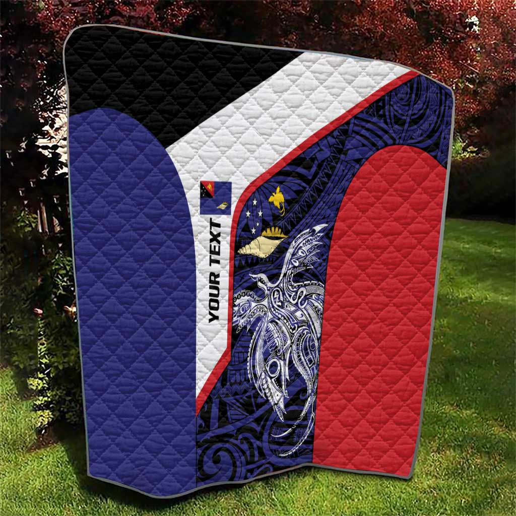 Personalised PNG West New Britain Province Quilt Bird of Paradise Tattoo Flag Motif - Polynesian Pride