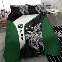 Personalised PNG Western Highlands Province Bedding Set Bird of Paradise Tattoo Flag Motif - Polynesian Pride