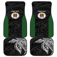 Personalised PNG Western Highlands Province Car Mats Bird of Paradise Tattoo Flag Motif LT9 - Polynesian Pride