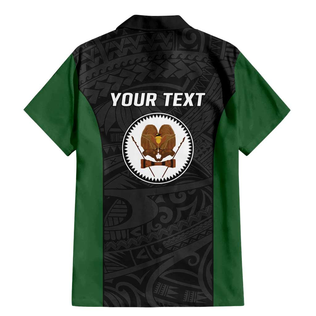 Personalised PNG Western Highlands Province Family Matching Mermaid Dress and Hawaiian Shirt Bird of Paradise Tattoo Flag Motif LT9 - Polynesian Pride