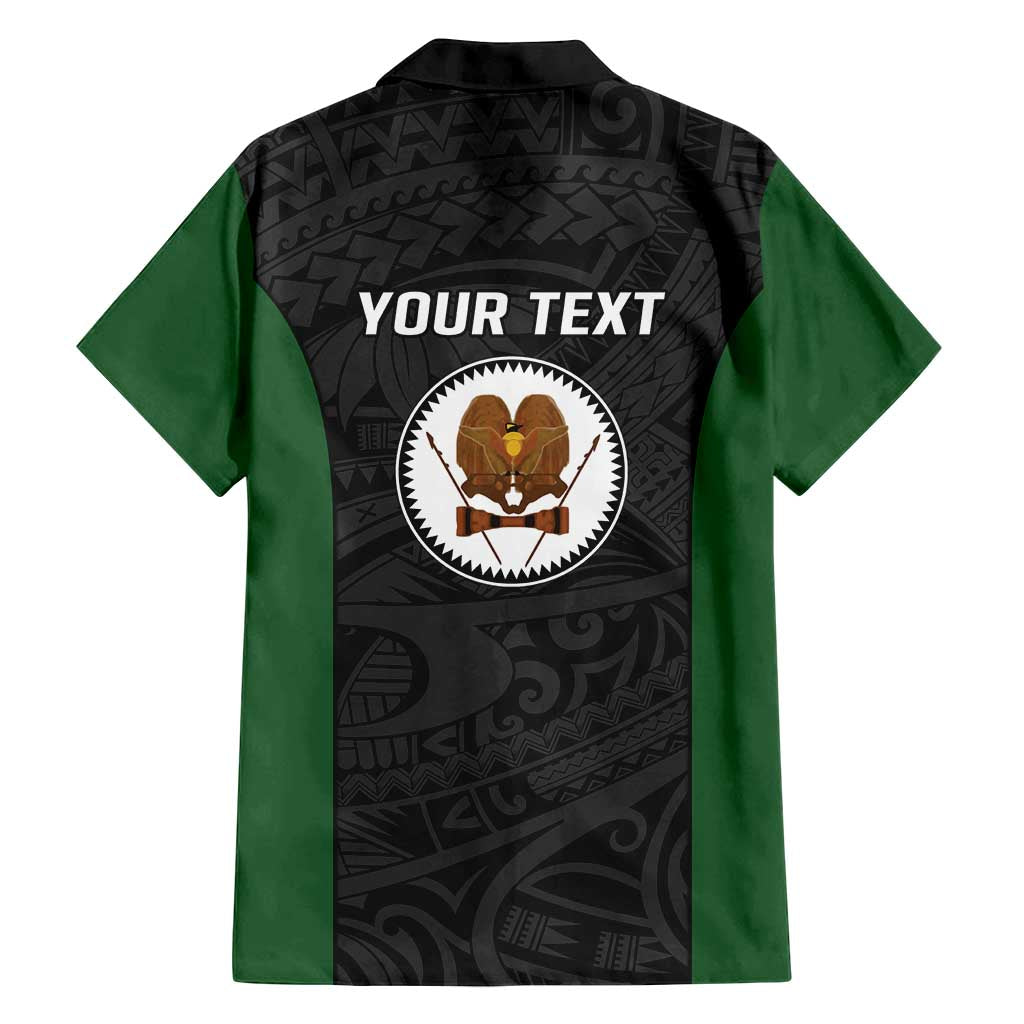 Personalised PNG Western Highlands Province Family Matching Tank Maxi Dress and Hawaiian Shirt Bird of Paradise Tattoo Flag Motif LT9 - Polynesian Pride