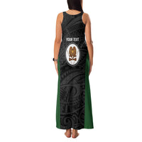 Personalised PNG Western Highlands Province Family Matching Tank Maxi Dress and Hawaiian Shirt Bird of Paradise Tattoo Flag Motif LT9 - Polynesian Pride