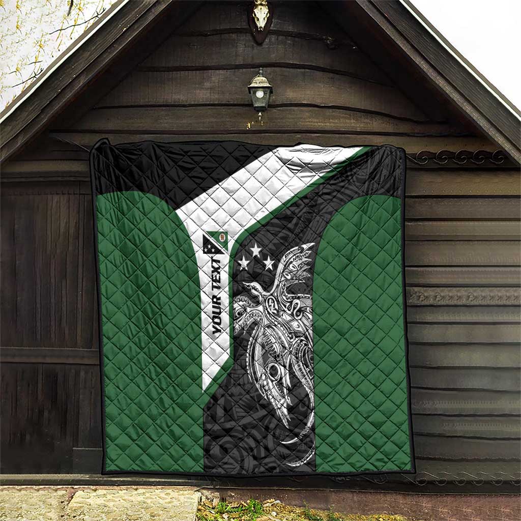 Personalised PNG Western Highlands Province Quilt Bird of Paradise Tattoo Flag Motif - Polynesian Pride