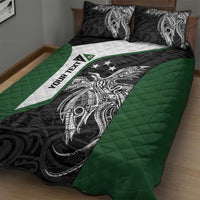 Personalised PNG Western Highlands Province Quilt Bed Set Bird of Paradise Tattoo Flag Motif - Polynesian Pride
