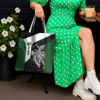 Personalised PNG Western Highlands Province Tote Bag Bird of Paradise Tattoo Flag Motif - Polynesian Pride