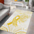 Be Bold Go Gold Polyneisan Ribbon Childhood Personalised Area Rug