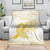 Be Bold Go Gold Polyneisan Ribbon Childhood Personalised Blanket