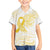 Be Bold Go Gold Polyneisan Ribbon Childhood Personalised Family Matching Short Sleeve Bodycon Dress and Hawaiian Shirt